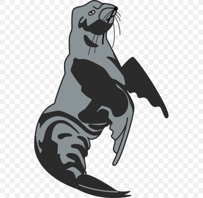 Sea Lion Mammal Antarctica Clip Art, PNG, 543x800px, Sea Lion, Animal, Antarctica, Black, Carnivoran Download Free