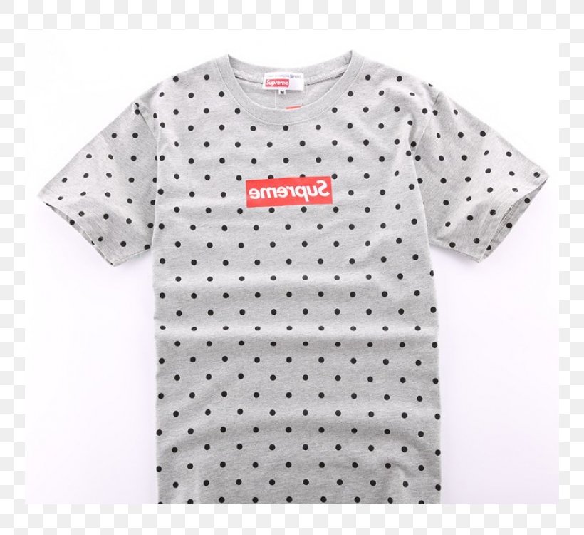 T-shirt Polka Dot Minnie Mouse Hoodie Supreme, PNG, 750x750px, Tshirt, Brand, Button, Clothing, Collar Download Free
