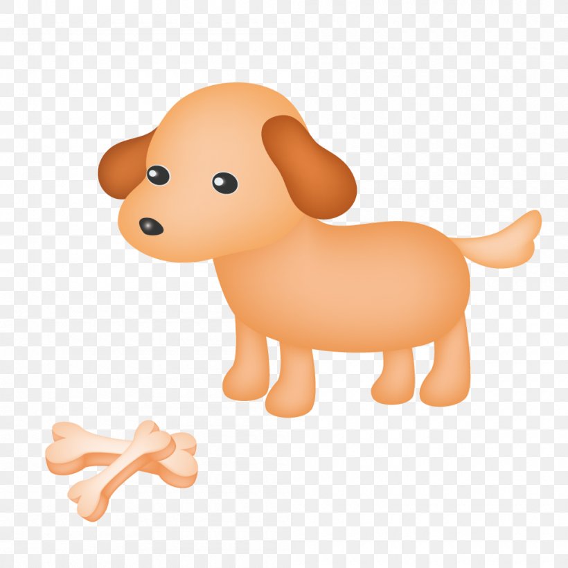 Dog Puppy Pet, PNG, 1000x1000px, Dog, Animal, Animal Figure, Bone, Carnivoran Download Free
