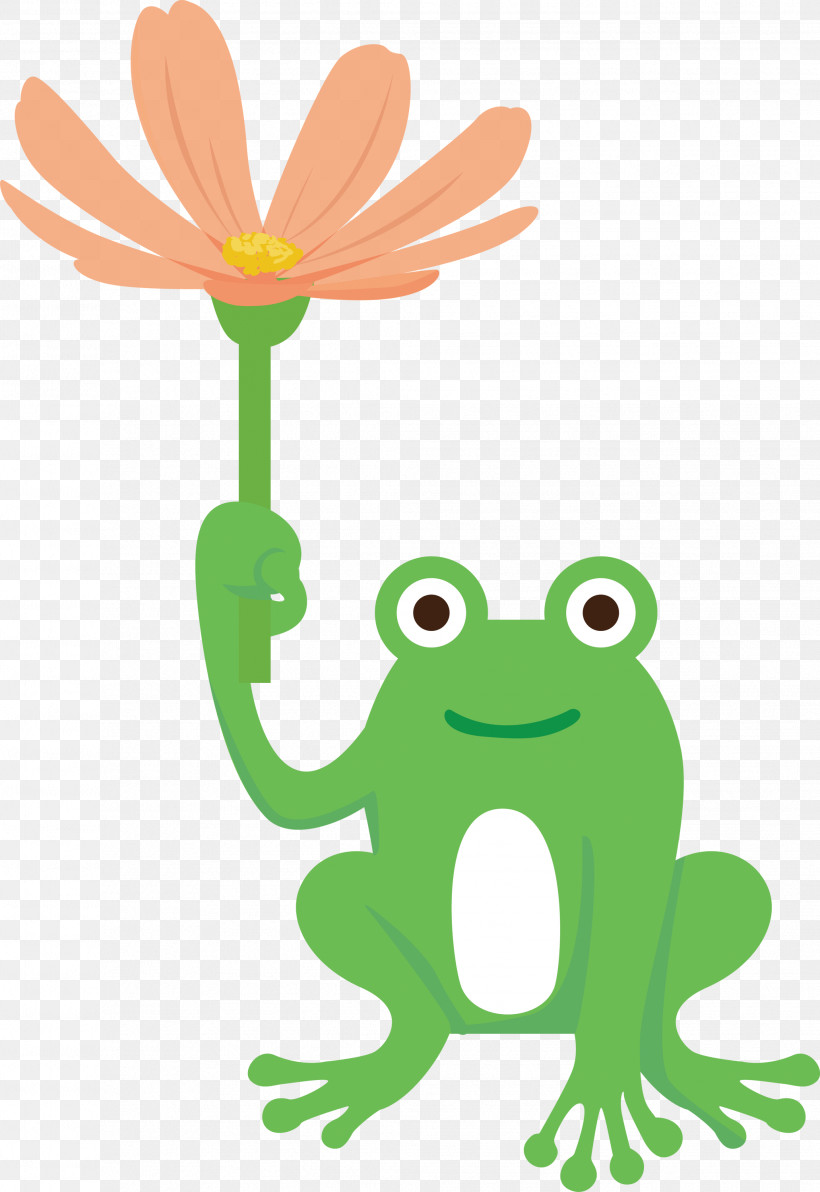 Tree Frog Frogs Leaf Plant Stem Cartoon, PNG, 2063x3000px, Frog, Animal Figurine, Cartoon, Frogs, Green Download Free