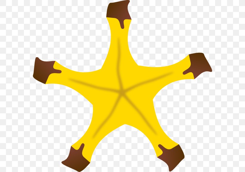 Banana Star Line Art Clip Art, PNG, 600x577px, Banana, Banana Peel, Black Hole, Drawing, Food Download Free