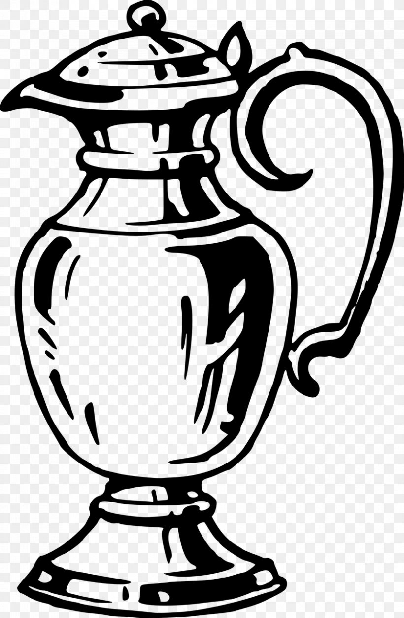 Flagon Drawing Clip Art, PNG, 838x1280px, Flagon, Art, Artwork, Black And White, Container Download Free