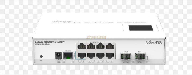 MikroTik Router Gigabit Ethernet Network Switch Small Form-factor Pluggable Transceiver, PNG, 2976x1169px, 10 Gigabit Ethernet, Mikrotik, Computer, Computer Port, Electronic Device Download Free