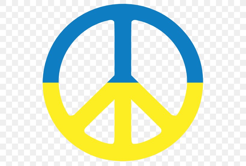Ukraine Peace Symbols Clip Art, PNG, 555x555px, Ukraine, Area, Brand, Campaign For Nuclear Disarmament, Flag Of Ukraine Download Free