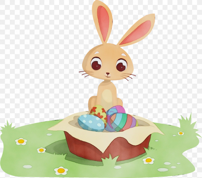 Easter Bunny, PNG, 850x750px, Watercolor, Cake Decorating, Easter, Easter Bunny, Food Download Free