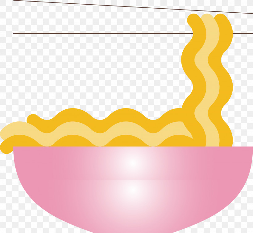 Noodles, PNG, 3000x2766px, Noodles, Line, Pink, Yellow Download Free