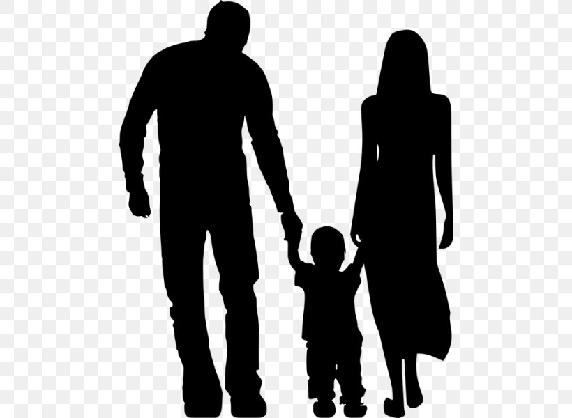 People Silhouette, PNG, 480x600px, Silhouette, Blackandwhite, Child, Family, Family Pictures Download Free