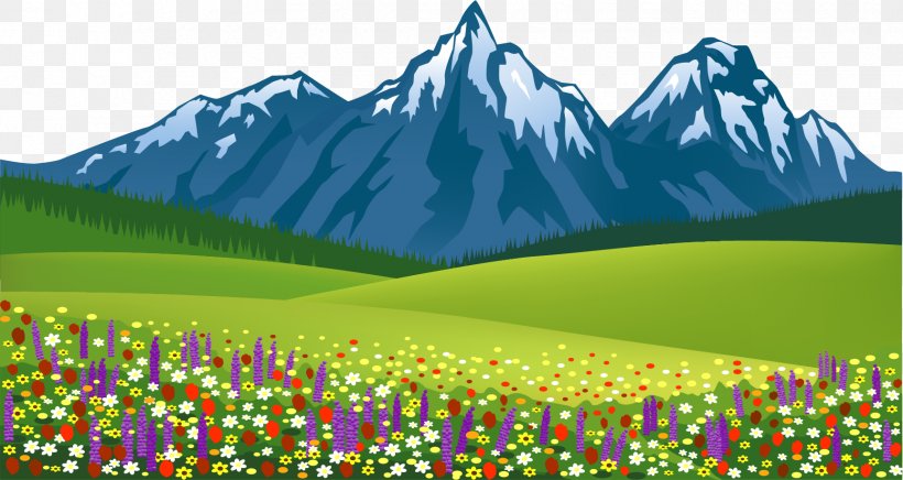 Drawing Theatrical Scenery Clip Art, PNG, 1725x919px, Drawing, Cartoon, Ecosystem, Field, Flower Download Free