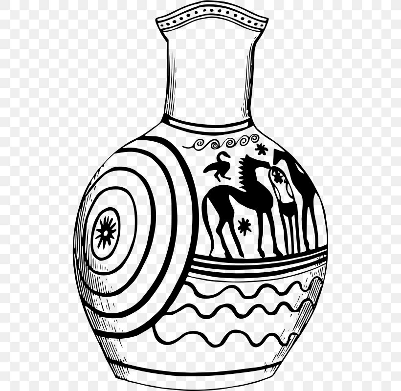 Pottery Of Ancient Greece Clip Art, PNG, 523x800px, Ancient Greece, Ancient Greek Art, Black And White, Blackfigure Pottery, Ceramic Download Free