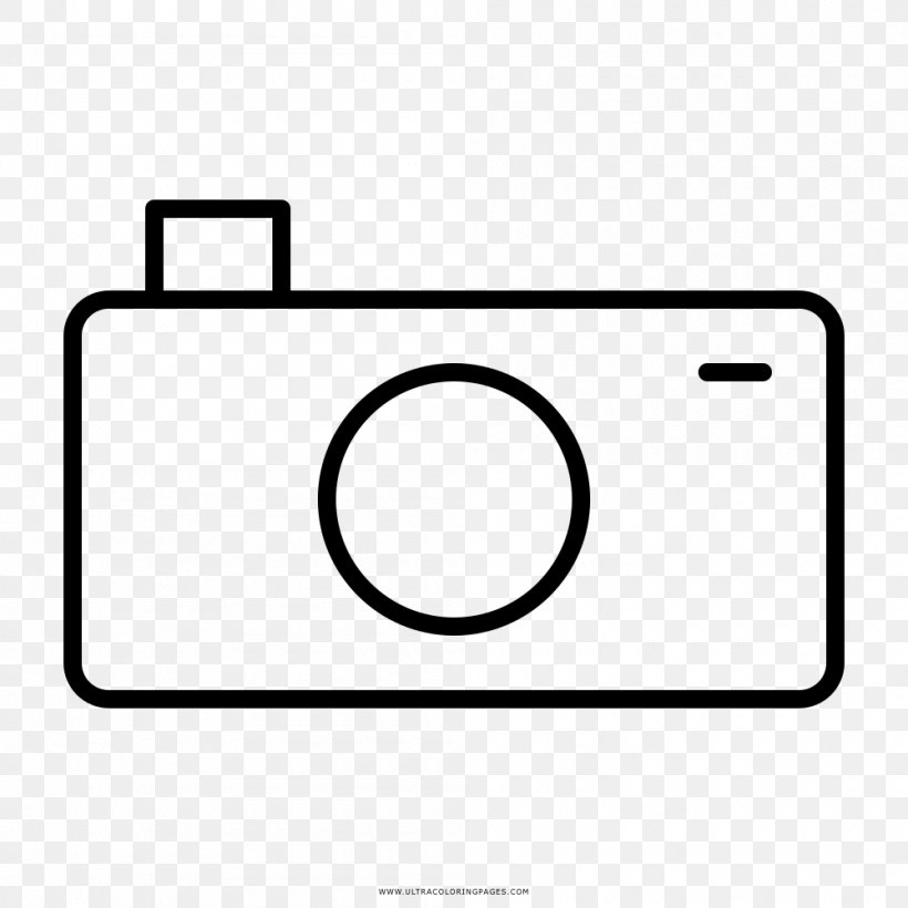Drawing Camera Coloring Book Photography, PNG, 1000x1000px, Drawing, Area, Black, Black And White, Black M Download Free