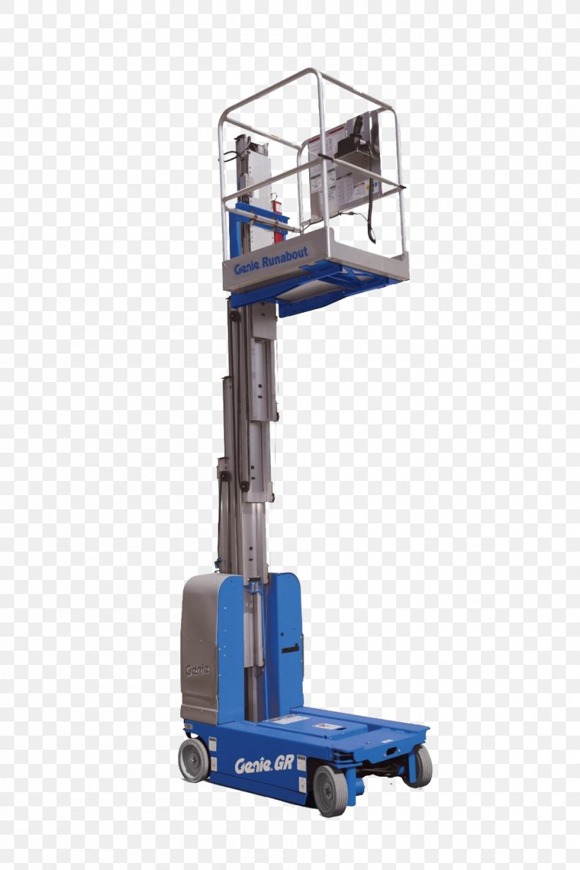 Genie Aerial Work Platform Elevator Hoist JLG Industries, PNG, 1000x1500px, Genie, Aerial Work Platform, Cylinder, Elevator, Haulotte Download Free