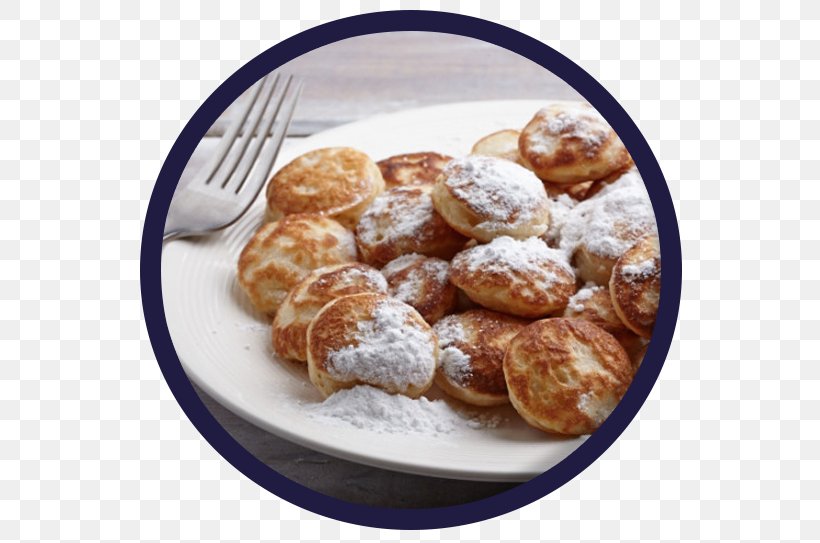 Poffertjes Dutch Cuisine Pancake Ricciarelli Food, PNG, 564x543px, Poffertjes, Baked Goods, Baking, Choux Pastry, Diner Download Free