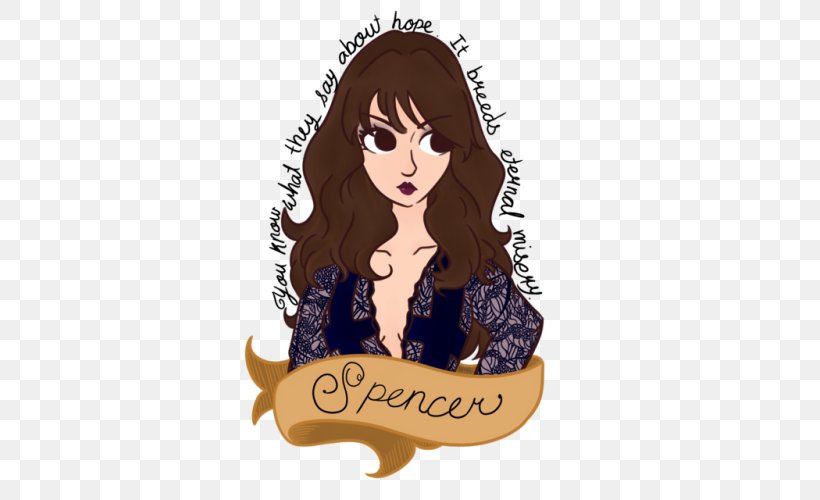 Pretty Little Liars Aria Montgomery Emily Fields Spencer Hastings Alison DiLaurentis, PNG, 500x500px, Watercolor, Cartoon, Flower, Frame, Heart Download Free