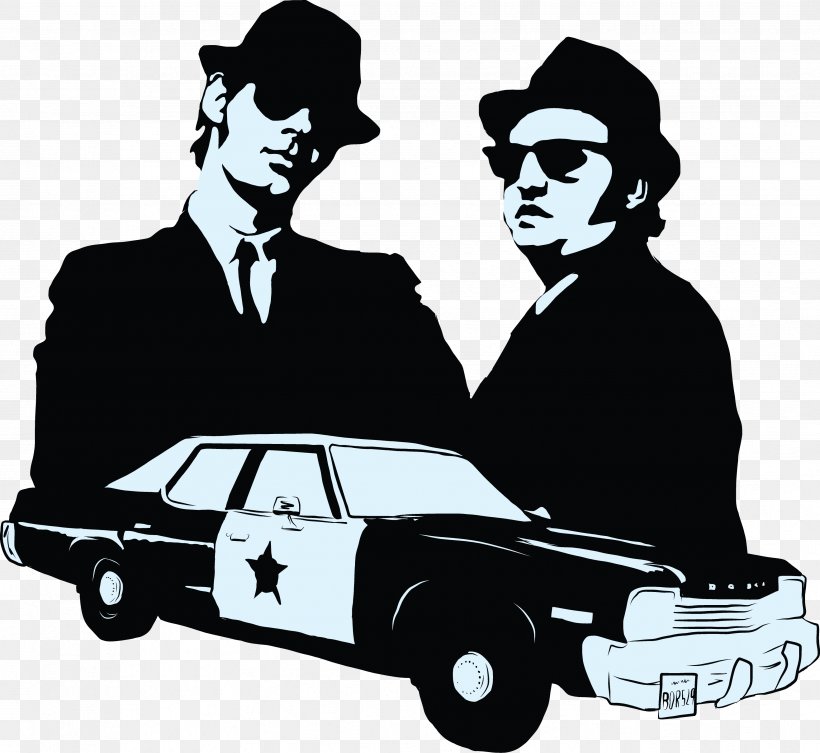The Blues Brothers Bluesmobile Stencil Art, PNG, 3453x3175px, Blues Brothers, Art, Automotive Design, Black And White, Blues Download Free