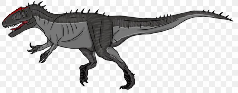 Tyrannosaurus Art Drawing Carcharodontosaurus, PNG, 900x352px, Tyrannosaurus, Animal, Animal Figure, Art, Art Game Download Free