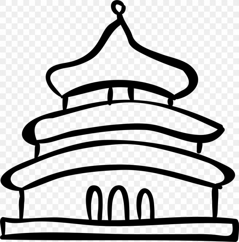 Architectural Style Architecture Building, PNG, 980x992px, Architectural Style, Architecture, Black And White, Building, Chinese Architecture Download Free