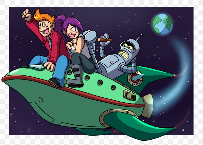 DeviantArt Planet Express Ship Bender Drawing, PNG, 1024x731px, Art, Bender, Cartoon, Deviantart, Drawing Download Free