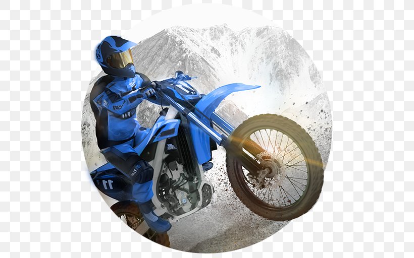 Dirt Trackin Dirt Bike: Winter Sports Racing Motorcycle Bennett Racing Simulations, LLC Android, PNG, 512x512px, Motorcycle, Android, Automotive Tire, Automotive Wheel System, Dirt Track Racing Download Free