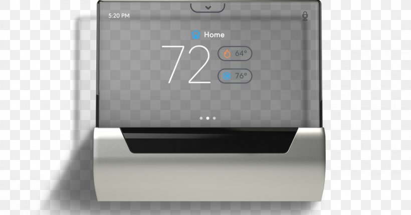 Smart Thermostat Johnson Controls HVAC Microsoft, PNG, 1200x630px, Thermostat, Company, Cortana, Electronic Device, Electronics Download Free