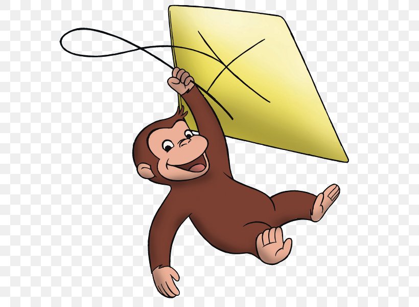 Curious George Flies A Kite Cartoon Clip Art, PNG, 600x600px, Curious George, Animation, Cartoon, Curiosity, Curious George Flies A Kite Download Free