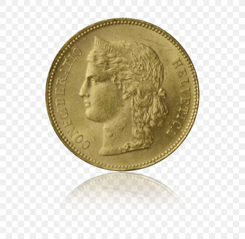 Gold Coin Swiss Franc Helvetia, PNG, 800x800px, Coin, Currency, German Gold Mark, Gold, Gold Coin Download Free