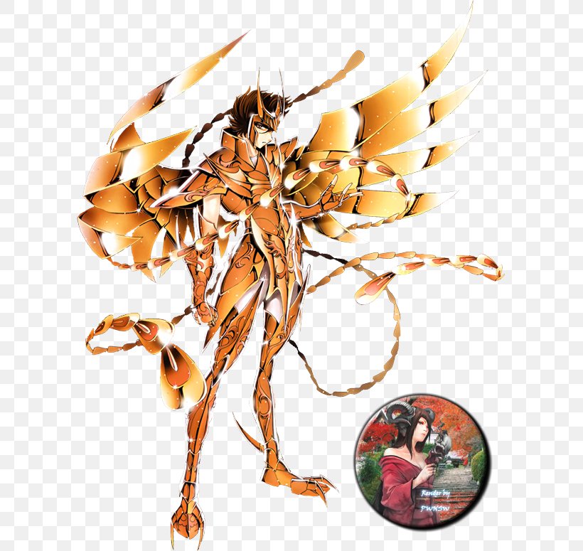 Phoenix Ikki Pegasus Seiya Cygnus Hyoga Saint Seiya: Knights Of The Zodiac, PNG, 603x775px, Phoenix Ikki, Cavalieri Di Bronzo, Cygnus Hyoga, Decapoda, Insect Download Free