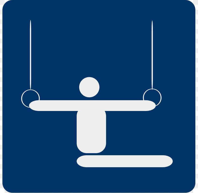 Artistic Gymnastics Rhythmic Gymnastics Sport Clip Art, PNG, 800x800px, Gymnastics, Area, Artistic Gymnastics, Blue, Jumping Download Free