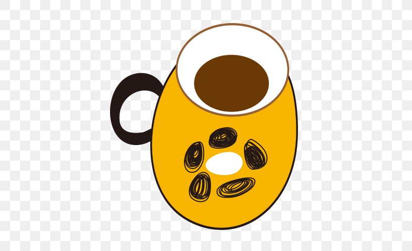 Coffee Cup Cafe Mug Clip Art, PNG, 500x500px, Coffee, Cafe, Coffee Cup, Cup, Drinkware Download Free