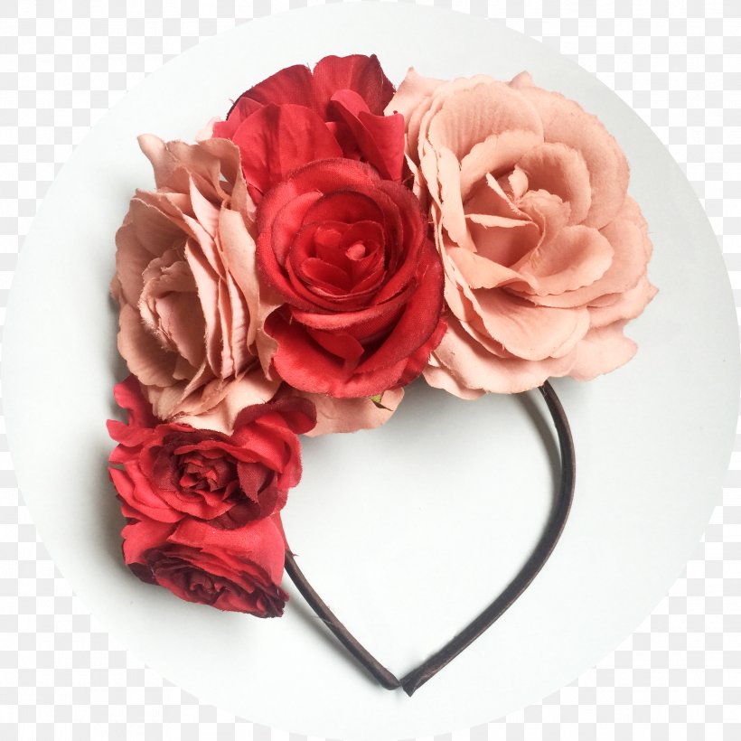 Garden Roses Headband Diadem Flower Headgear, PNG, 2225x2225px, Garden Roses, Artificial Flower, Clothing Accessories, Crown, Cut Flowers Download Free