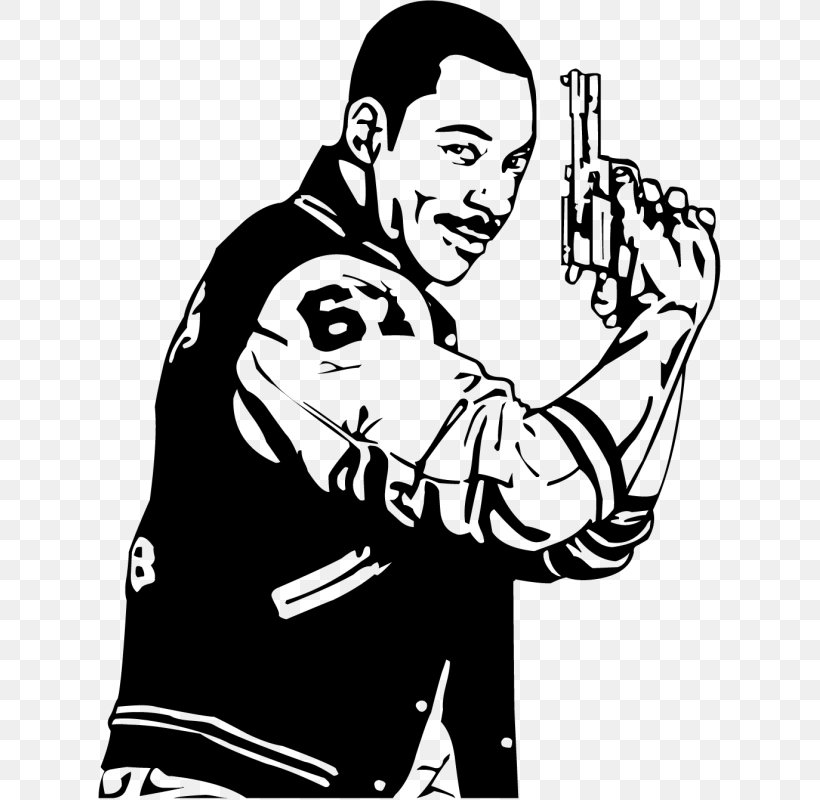 Beverly Hills Cop Axel Foley 1980s T-shirt, PNG, 800x800px, Watercolor, Cartoon, Flower, Frame, Heart Download Free