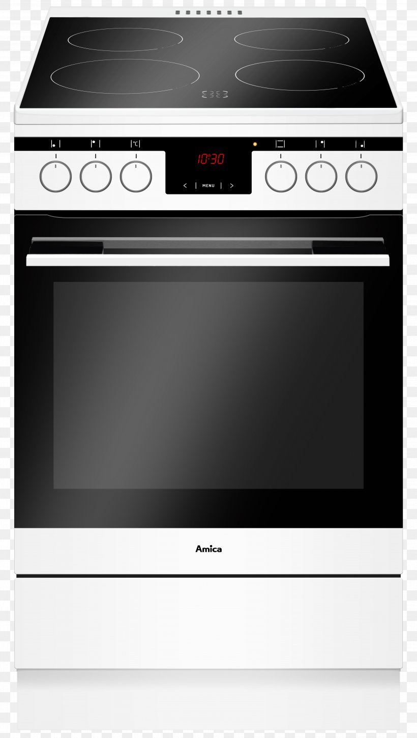 Cooking Ranges Amica EHC 12551 E SHC Electric Stove Ceran Induction Cooking, PNG, 3926x6947px, Cooking Ranges, Amica, Ceran, Electric Stove, Electronics Download Free