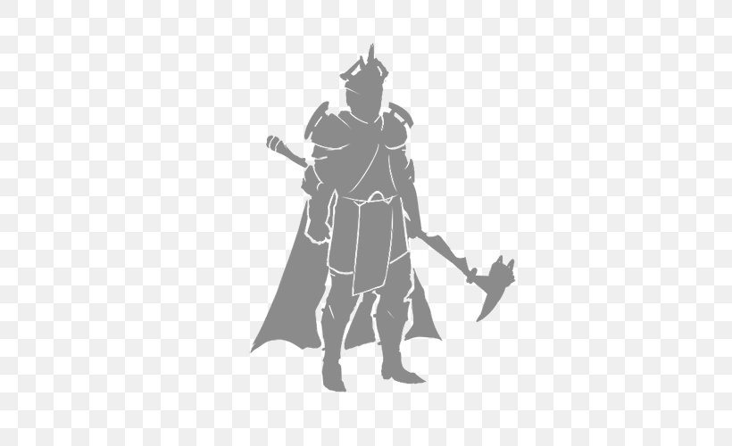 Knight Logo Silhouette Black Armour, PNG, 500x500px, Knight, Armour, Black, Black And White, Costume Design Download Free