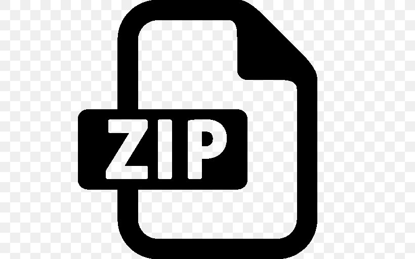 Zip, PNG, 512x512px, Zip, Area, Black And White, Brand, Computer Software Download Free
