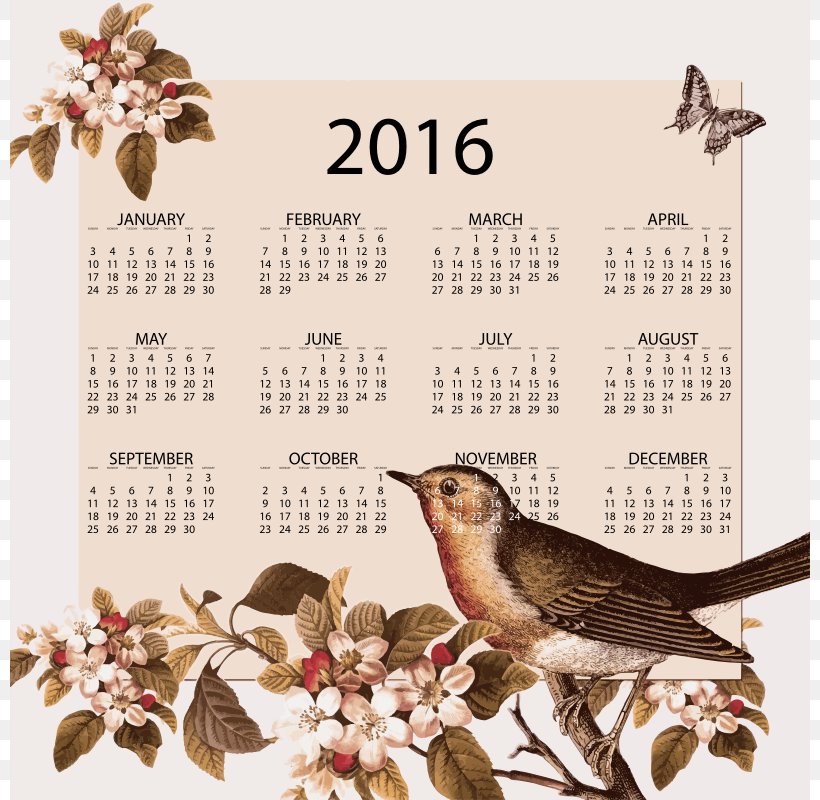 Birdcage European Robin Clip Art, PNG, 800x800px, Bird, Beak, Birdcage, Calendar, European Robin Download Free