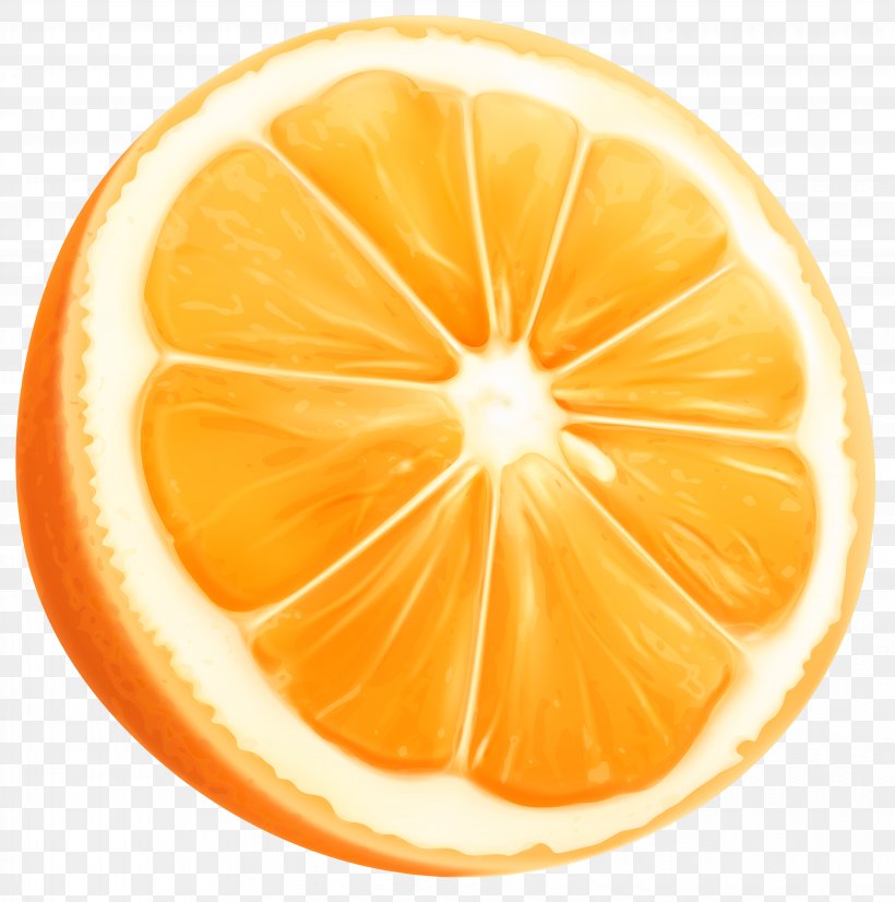 Orange Slice Clip Art, PNG, 6094x6145px, Juice, Citric Acid, Citrus, Food, Fruit Download Free