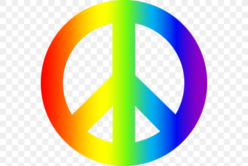 Peace Symbols Hippie Clip Art, PNG, 550x550px, Peace Symbols, Area, Color, Drawing, Free Content Download Free