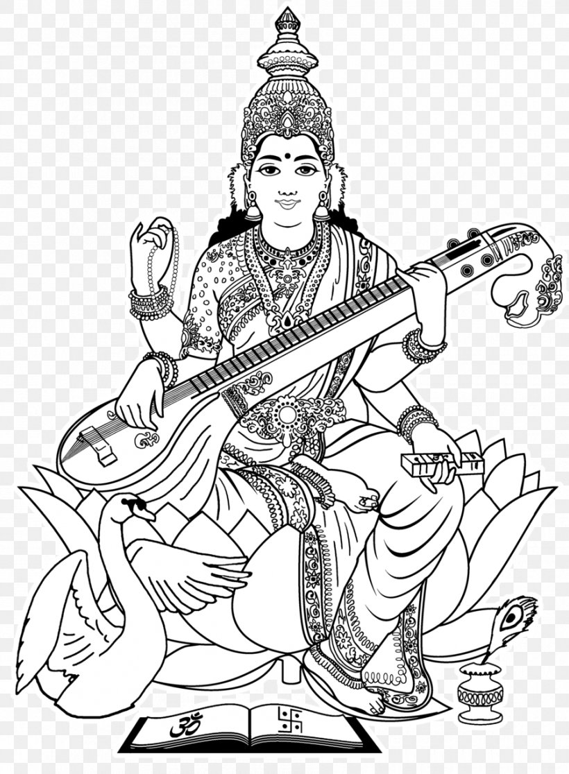 Shiva Ganesha Saraswati Drawing Coloring Book, PNG, 900x1225px, Shiva, Art, Artwork, Basant Panchami, Black And White Download Free