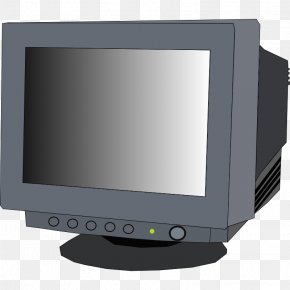 Picture Of A Computer Monitor - Computer Monitors Cathode Ray Tube Clip Art PNG