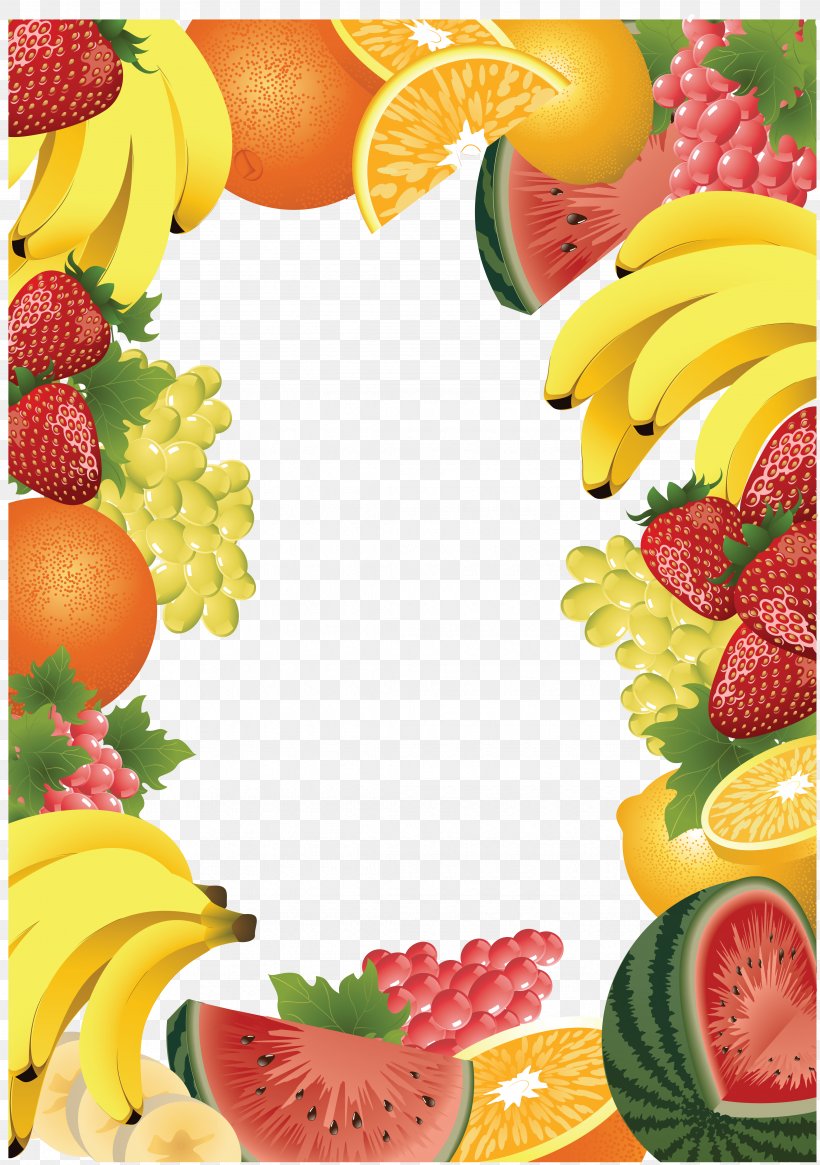 Picture Frames Fruit Clip Art, PNG, 4279x6080px, Picture Frames, Berry, Diet Food, Food, Fruit Download Free