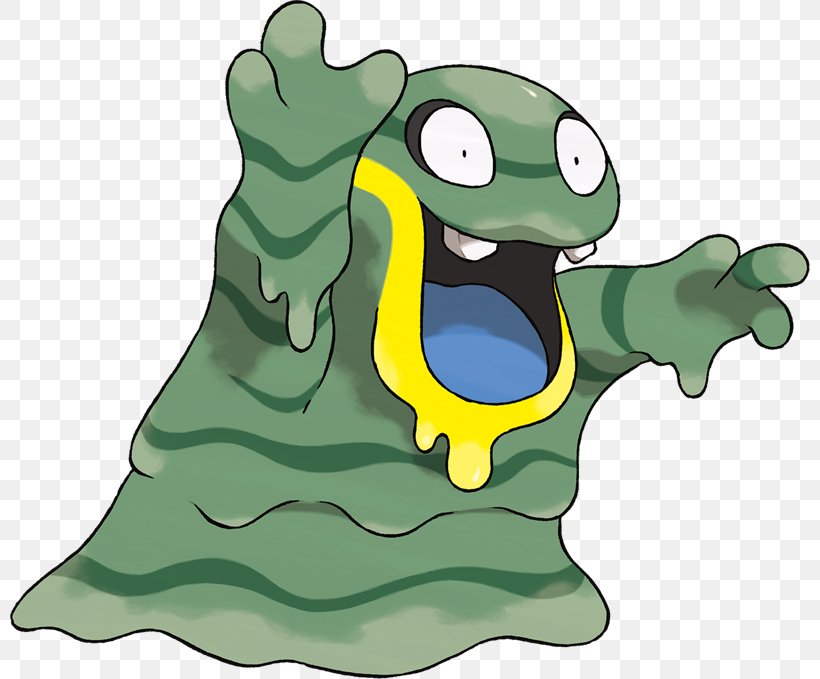 Pokémon Sun And Moon Grimer Alola Muk, PNG, 800x679px, Grimer, Alola, Amphibian, Epub, Fictional Character Download Free