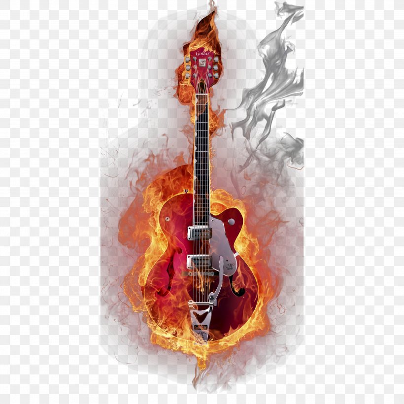 Guitar Feux Musical Instruments, PNG, 3743x3743px, Watercolor, Cartoon, Flower, Frame, Heart Download Free