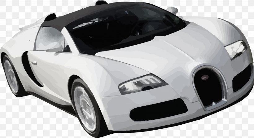 Sports Car Bugatti Veyron Bugatti Automobiles Luxury Vehicle, PNG, 3573x1942px, Car, Automotive Design, Automotive Exterior, Brand, Bugatti Download Free