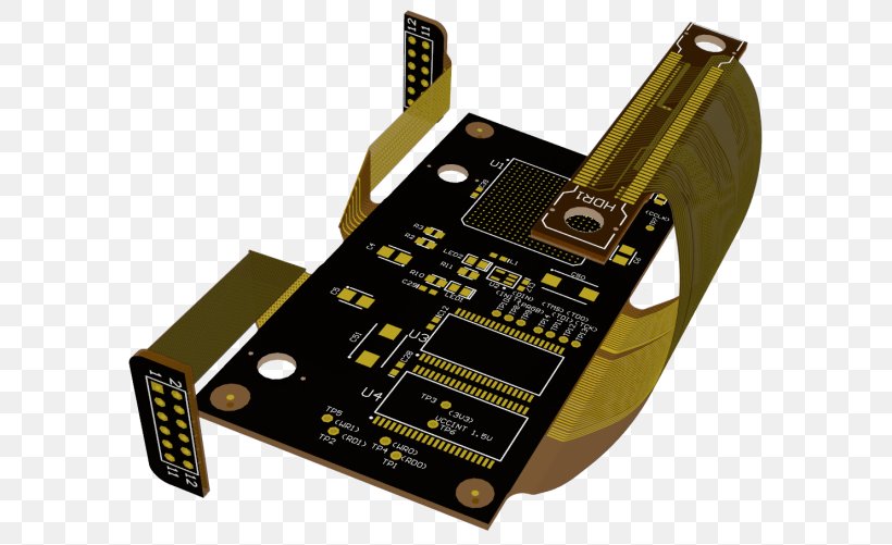 Flexible Electronics Printed Circuit Board Electronic Circuit Surface-mount Technology, PNG, 598x501px, Flexible Electronics, Altium, Android, Computer Software, Electronic Circuit Download Free