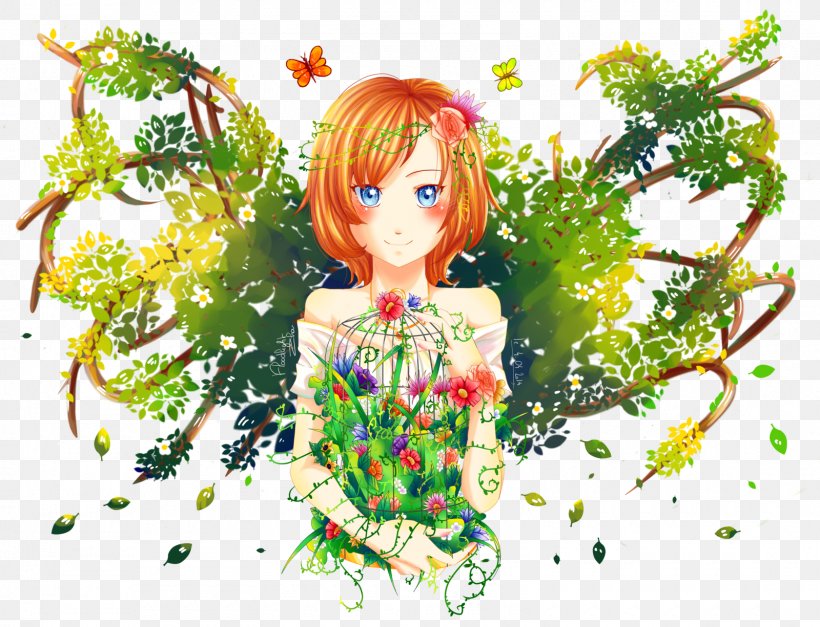 Floral Design Fairy Illustration Leaf, PNG, 1600x1225px, Floral Design, Computer, Doll, Fairy, Fictional Character Download Free