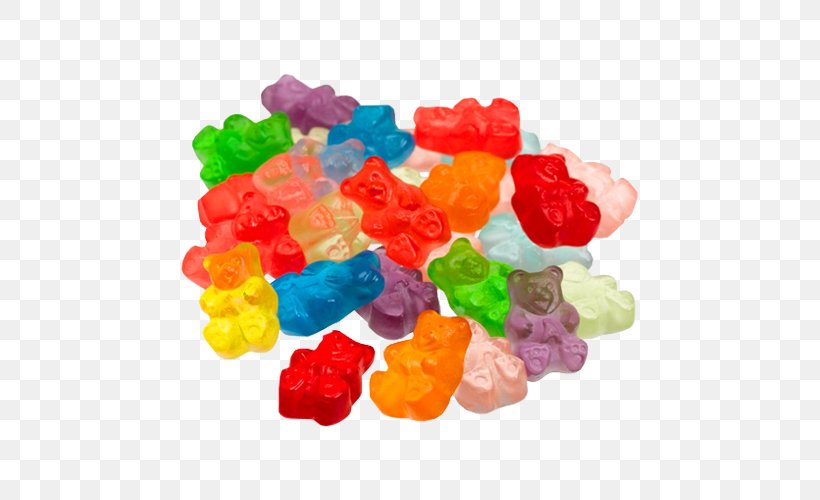 Gummy Bear Gummi Candy Gelatin Dessert Cotton Candy, PNG, 500x500px, Gummy Bear, Candy, Chewing Gum, Chocolate, Confectionery Download Free