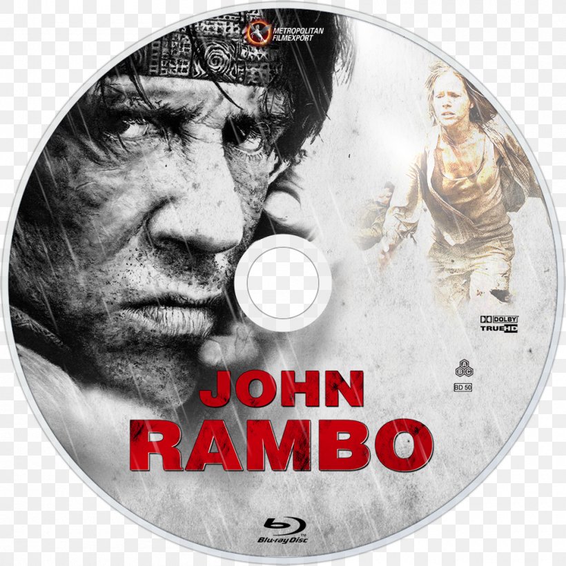 John Rambo Blu-ray Disc DVD Compact Disc, PNG, 1000x1000px, John Rambo, Action Thriller, Album Cover, Bluray Disc, Brand Download Free
