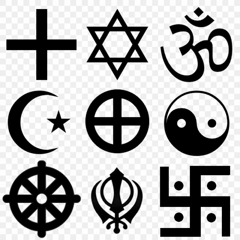 Religious Symbol Religion Christianity Jainism, PNG, 900x900px, Religious Symbol, Area, Black And White, Brand, Christian Cross Download Free