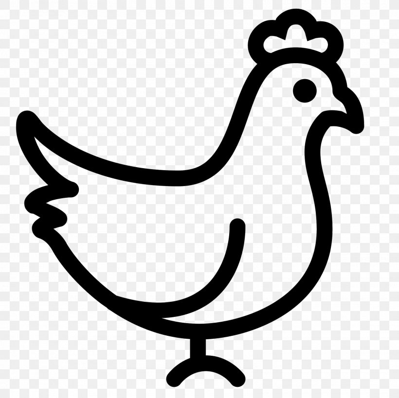 Bird, PNG, 1600x1600px, Chicken, Beak, Bird, Blackandwhite, Broiler Download Free