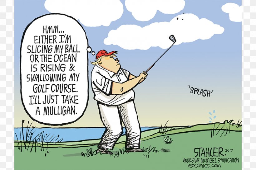 Golf Clip Art Mammal Opinion Illustration, PNG, 900x600px, Golf, Area, Cartoon, Comics, Donald Trump Download Free