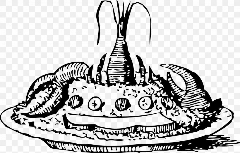 Lobster Greek Salad Clip Art, PNG, 1594x1021px, Lobster, Art, Artwork, Black And White, Brand Download Free